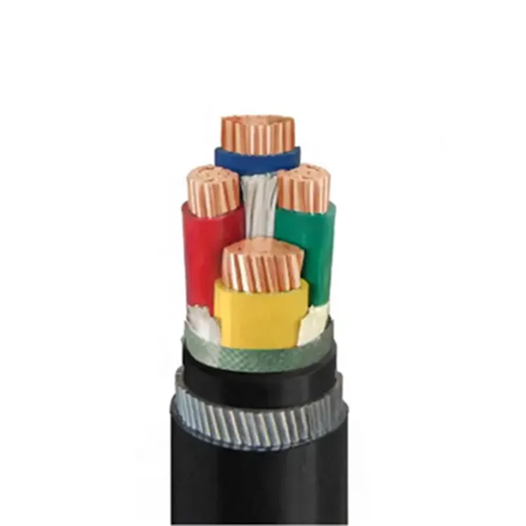 YJV 2 3 4 5 Core Aislamiento XLPE de alta calidad Funda de PVC 10 16 25 35 50 mm2 cable de cobre de alimentación exterior