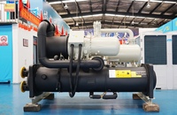 Enfriador de Agua por Tornillo HVAC Usado de 854KW R22, Unidad de Sistema de Aire Acondicionado Central Comercial e Industrial
