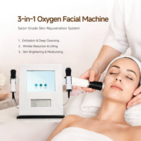 Appareil facial à oxygène CO2 avec capsules d'oxygène et capsule à effet Bohr pour un éclaircissement et une exfoliation professionnelles de la peau