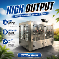 Machine de remplissage et de bouchage entièrement automatique 3-en-1 pour petites usines de production d'eau potable en PET – Prix compétitif