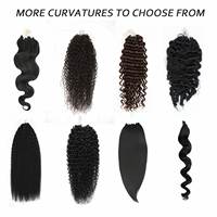 Extensions de cheveux humains brésiliens Remy Super Double Drawn à micro-anneaux, directement de l'usine