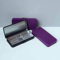 Boîte à cigarettes en fer blanc personnalisée, résistante aux enfants, avec impression sérigraphiée, étui en fer blanc anti-enfants, conteneur OEM