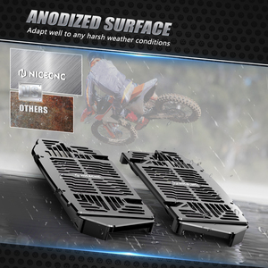 NICECNC pour <span class=keywords><strong>KTM</strong></span> 2024 EXC 300 Protections de radiateur Protection de carénage EXC 250 EXC-F <span class=keywords><strong>350</strong></span> 450 XCW 500 XW-F 2024 SX 125 <span class=keywords><strong>SXF</strong></span> 450 XC XCF <span class=keywords><strong>2023</strong></span> - Product Image 5