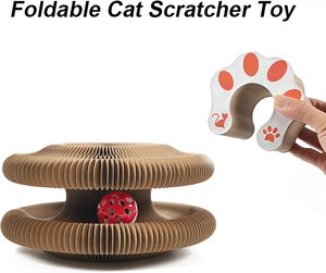 Griffoir en carton pour chat, jouet interactif pour chat, jouets à forme changeante, jouet à griffer pour chat - Product Image 3