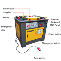 Cintreuse de barres d'armature industrielle CNC Jingrui 380V/220V 4Kw automatique 6-45MM GW40 45 52 électrique en promotion