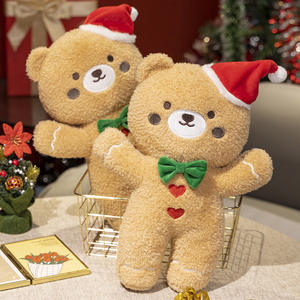 <span class=keywords><strong>Uomo</strong></span> di pan di zenzero orsacchiotto di peluche giocattolo portachiavi che ti amo con nodo a fiocco orsacchiotto di peluche peluche orsacchiotto per bambino regalo - Product Image 2