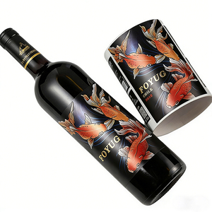 Etichette per <span class=keywords><strong>Vino</strong></span> Personalizzate con Stampa in Lamina d'Oro, Adesivi in Carta Speciale, Etichette di Lusso per Bottiglie di <span class=keywords><strong>Vino</strong></span> <span class=keywords><strong>Rosso</strong></span> - Product Image 2