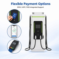 Station de recharge DC 150kW 240kW 320kW CCS2 GBT OCPP 1.6 avec écran LCD et partage dynamique de charge pour véhicules électriques commerciaux