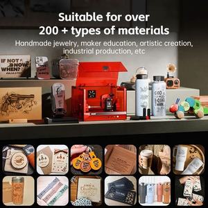 Graveur laser <span class=keywords><strong>MR</strong></span>.CARVE A7 Machine de découpe laser 5W/10W/2W DIY grande taille PC APP contrôle pour bois métal pierre papier - Product Image 2