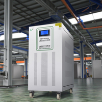 Regulador Automático de Voltaje Trifásico CA Guangchuang SBW-100kVA, Pantalla Digital SVC, 98% de Eficiencia, Material de Cobre