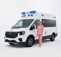 Ambulance de transport de patients en soins intensifs Futian T8, équipée d'un système de civière automatique, vendue directement par le fabricant