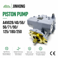 Pompe à piston hydraulique Jinhong A4VG alternative OEM, pompe à cylindrée variable A4VG180 pour camion malaxeur à béton