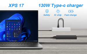 130W <strong>USB</strong> <strong>C</strong> Slim AC Power Adapter for <strong>Dell</strong> Xps 17 <strong>Precision</strong> 5550 T4V18 Laptop <strong>Charger</strong> 19.5V 6.67A Electric OTP for Xps 17 - Product Image 6