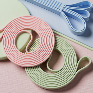 Bande de Résistance Élastique en Silicone CZFIT pour Yoga - Bande de Résistance pour la Boxe, le Renforcement Musculaire, le Remodelage des Hanches et le Massage Corporel Complet Unisexe - Product Image 6