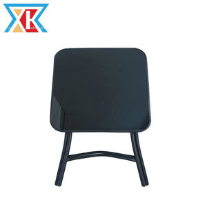 Mesa Plegable Cuadrada de Vidrio Negro - Product Image 6