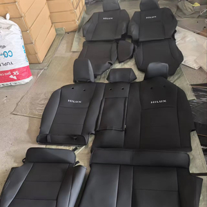 Coprisedili Auto Personalizzabili 1:1 con Ricamo per Tacoma 2010-2022, Impermeabili, Resistenti all'Usura, in Pelle, Set Completo con Airbag - Product Image 1