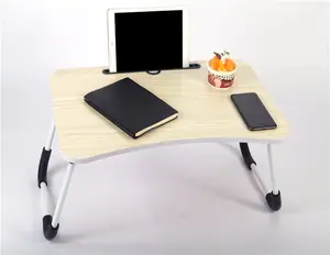 Meja Laptop Lipat Portabel Kecil Meja Belajar Anak-anak Meja Komputer Lipat Di Tempat Tidur Lipat Meja Belajar untuk Anak-anak