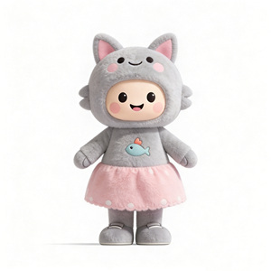 Costumes de mascotte gonflables pour adultes, vente en gros, personnages de chat en peluche, matériau EVA, taille personnalisée, style mignon - Product Image 3
