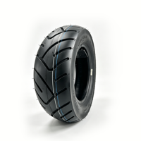 Pneu de trottinette 110/80-8 sans chambre à air, motif routier, en caoutchouc naturel de haute qualité pour mini-trottinettes électriques et à essence, pour les trajets quotidiens