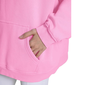 Sweats à capuche surdimensionnés roses pour femmes Couples pulls à capuche lourds pull Vintage pulls délavés à l'acide pull - Product Image 2