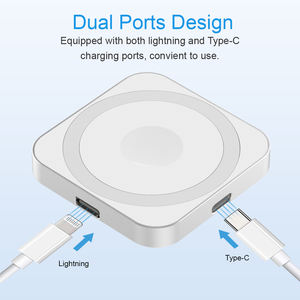 Cargador inalámbrico magnético 3 en 1 al por mayor, práctico y pequeño, accesorios de carga inalámbrica magnética. - Product Image 4