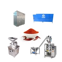 Machine d'automatisation pour le broyage de piments et la production de poudre de paprika, ligne de traitement de la poudre de paprika, machine de fabrication de poudre de paprika