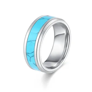 Popular Tungsten Steel Jewelry New Product Tungsten Steel Ring Customized Wholesale