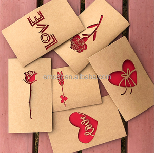 <strong>Happy</strong> Valentine's Day <strong>Greeting</strong> <strong>Cards</strong> with Laser Rose Heart
