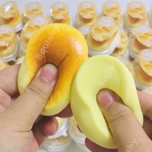 Kawaii <span class=keywords><strong>Mini</strong></span> PU yavaş yükselen PU peynir kek Squishy oyuncak yavaş stres topu kokulu yumuşak Squishy oyuncak çocuklar için - Product Image 6