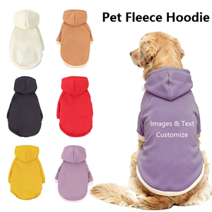 Hoodie Anjing Poliester Lucu Musim Gugur & Musim Dingin, Hangat & Lembut, Cetak Gambar Menarik, Pakaian Anjing untuk Anjing Kecil & Sedang - Product Image 3