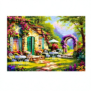 Puzzle en papier personnalisé 1000 pièces, carton gris, pelliculage mat/brillant, jouet éducatif DIY pour les plus de 14 ans, certifié EN71 - Product Image 3