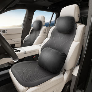 Decoración Interior de Lujo para Auto <span class=keywords><strong>Maybach</strong></span>, Juego Completo de Fundas de Asiento de Gamuza y Fibras de Algodón DuPont, Múltiples Opciones para Civic y Golf - Product Image 1