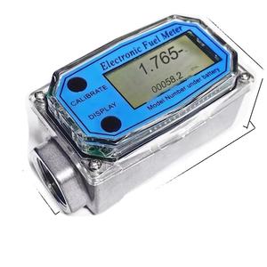 Benzin ve dizel boyutları için su için dijital elektronik türbin debimetre 1 inç 1.5 inç 2 inç - Product Image 3