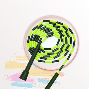 Nuovo arrivo di qualità Premium corda per saltare con perline di vendita a caldo regolabile per Cross Fitness allenamento con perline dure corda per saltare - Product Image 5