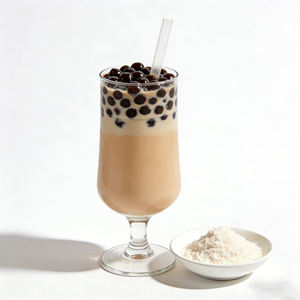 Polvo de Grasa Vegetal YUECHUANXIANG Guangdong Blanco 25kg Alta Blancura Emulsión Estable para Café, Helado, Té con Leche, Almacenamiento a Temperatura Ambiente - Product Image 1