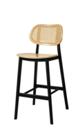 Tabouret de bar moderne en fer de style nordique, réglable, avec dossier, pour l'extérieur, le salon, les hôtels commerciaux et les salles à manger