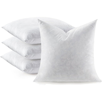 Almohada de Plumas de Ganso y Pato, Personalizada en Todos los Tamaños, con Tela de Algodón para Sofá