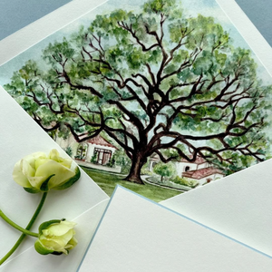 Inviti Matrimoniali Personalizzati in Stile Vintage con Stampa Verde su Carta <span class=keywords><strong>di</strong></span> Cotone, Letterpress e Goffratura, Biglietti 'Save the Date' - Product Image 2