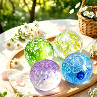 Nouvel Arrivage Balle Anti-Stress à Presser en Perles Cristallines, Effet Squishy Transparent à Remontée Lente