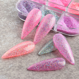 Rose <span class=keywords><strong>sucre</strong></span> sable Nail Art paillettes ensemble Micro frottement ongles poudre Pigment pour <span class=keywords><strong>manucure</strong></span> <span class=keywords><strong>sucre</strong></span> <span class=keywords><strong>effet</strong></span> miroitant poussière - Product Image 4