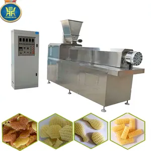 Neue automatische 2D-3D-Frühe Snackpellets Panipuri Golgappa-Lebensmittelproduktionslinie Papad 3D-Pelet-Slanky-Snacks-Herstellungsmaschine