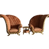 Fauteuil individuel en plastique de style européen à dossier haut pour hôtel, café, salon de beauté, club, réception, lounge