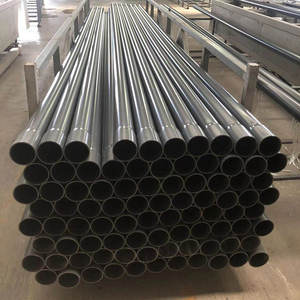 Tuyau d'eau souterrain industriel en PVC UPVC bleu de diamètre 100 mm, 150 mm, 250 mm, 300 mm, 400 mm, 500 mm, 600 mm, fusion bout à bout, certifié ISO9001 - Product Image 6