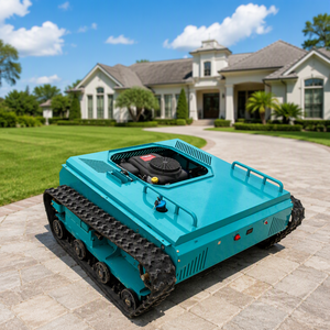 Engine Remote Control Crawler <b>Lawn</b> <b>Mower</b> <b>Small</b> Robot Grass Cutter 800mm 1000mm 1200mm Cutting Width for Slope - Product Image 1