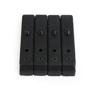 Rubber Mounting Pads 4pcs For Gm Radiator 4012326682S <b>Black</b> Support <b>Brackets</b> - Product Image 1