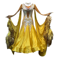 B-24075 personnalisé nouveau blackpool compétition robe de danse de salon haute qualité Chrisanne tissu robes de danse de salon à vendre