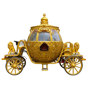 Poupée Princesse avec Carrosse Citrouille de Cendrillon Taille Réelle, Jouet de Jeu - Product Image 1