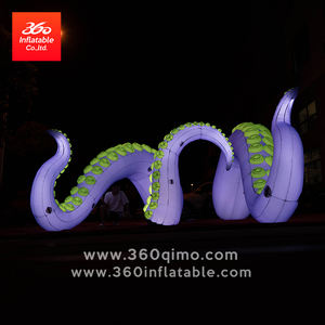 定制巨型充气章鱼触手轻型广告模型，用于活动和促销摊位的建筑装饰 - Product Image 5