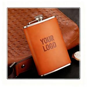 Rò rỉ bằng chứng khắc Flask Whisky Flask thép không gỉ Pocket Hip Flask cho rượu - Product Image 1