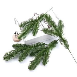 Thường xanh nhân tạo Cây giáng sinh trang trí màu xanh lá cây nhựa thông chi nhánh & cây xanh bền linh hoạt trang trí lễ hội - Product Image 4